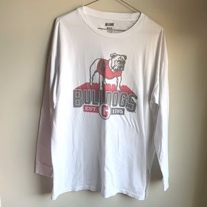 Georgia Bull Dogs Since 1785 long sleeve shirt size Medium in great condition!